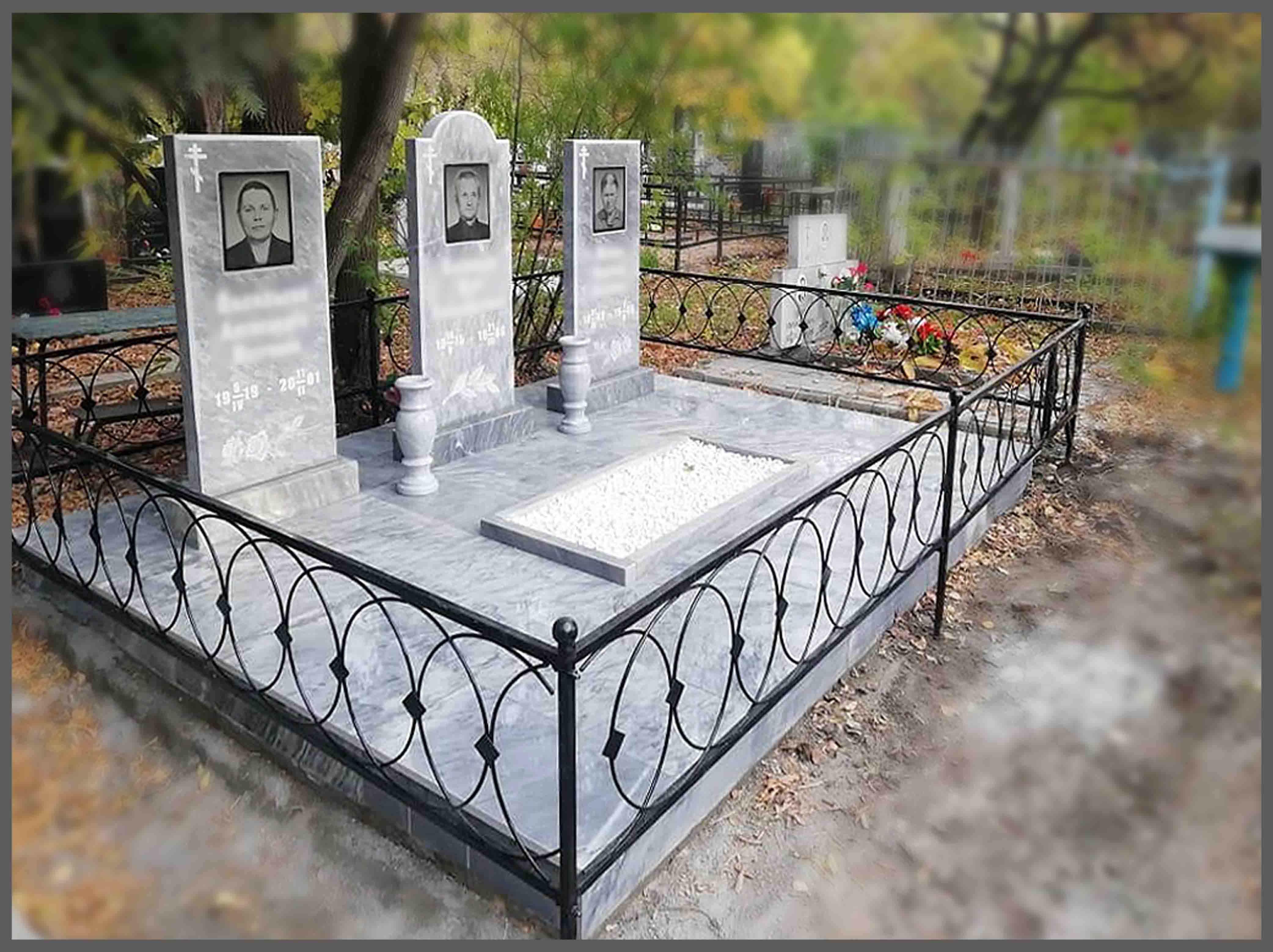 Благоустройство могил Федяковское кладбище Нижний Новгород